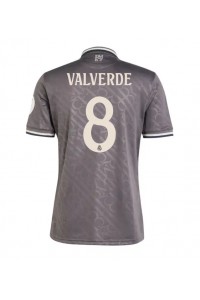 Real Madrid Federico Valverde #8 Jalkapallovaatteet Kolmaspaita 2024-25 Lyhythihainen